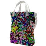 Colorful paint texture                                                Canvas Messenger Bag