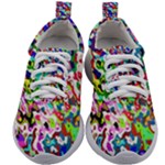 Colorful paint texture                                                 Kids Athletic Shoes