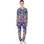 Colorful paint texture                                                   Casual Jacket and Pants Set