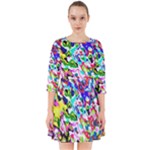 Colorful paint texture                                                  Smock Dress