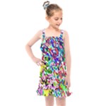 Colorful paint texture                                                 Kids  Overall Dress