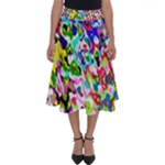 Colorful paint texture                                                    Perfect Length Midi Skirt