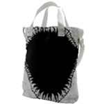 Shark Jaws Canvas Messenger Bag