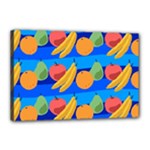 Fruit Texture Wave Fruits Canvas 18  x 12  (Stretched)
