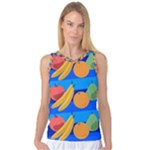 Fruit Texture Wave Fruits Women s Basketball Tank Top