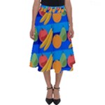 Fruit Texture Wave Fruits Perfect Length Midi Skirt