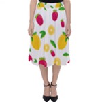 Strawberry Lemons Fruit Classic Midi Skirt