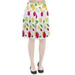 Strawberry Lemons Fruit Pleated Skirt