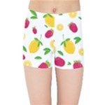 Strawberry Lemons Fruit Kids  Sports Shorts