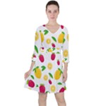 Strawberry Lemons Fruit Ruffle Dress