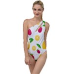 Strawberry Lemons Fruit To One Side Swimsuit
