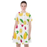 Strawberry Lemons Fruit Sailor Dress