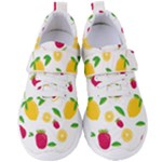 Strawberry Lemons Fruit Women s Velcro Strap Shoes