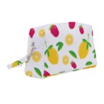 Strawberry Lemons Fruit Wristlet Pouch Bag (Medium)