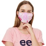 love valentine s day Fitted Cloth Face Mask (Adult)