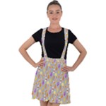 Halloween Candy Velvet Suspender Skater Skirt
