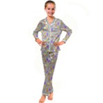 Halloween Candy Kid s Satin Long Sleeve Pajamas Set