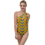 Graphic arts To One Side Swimsuit