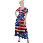 usa-map-and-flag-on-cement-wall-texture-background-design-1591646654pet Button Up Short Sleeve Maxi Dress