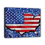 Usa-map-and-flag-on-cement-wall-texture-background-design-1591646654pet Canvas 10  x 8  (Stretched)