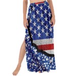 Usa-map-and-flag-on-cement-wall-texture-background-design-1591646654pet Maxi Chiffon Tie-Up Sarong