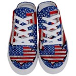 Usa-map-and-flag-on-cement-wall-texture-background-design-1591646654pet Half Slippers