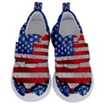Usa-map-and-flag-on-cement-wall-texture-background-design-1591646654pet Kids  Velcro No Lace Shoes