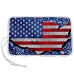Usa-map-and-flag-on-cement-wall-texture-background-design-1591646654pet Pen Storage Case (M)