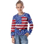 Usa-map-and-flag-on-cement-wall-texture-background-design-1591646654pet Kids  Long Sleeve Tee with Frill 