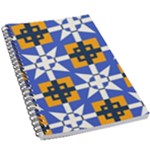 Shapes on a blue background                                                           5.5  x 8.5  Notebook New