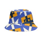 Shapes on a blue background                                                       Bucket Hat