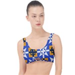 Shapes on a blue background                                                         The Little Details Bikini Top