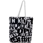 Punk Lives Full Print Rope Handle Tote (Large)