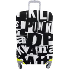 Punk Lives Luggage Cover (Large) from UrbanLoad.com