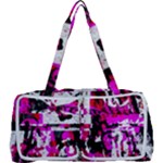 Pink Checker Graffiti  Multi Function Bag