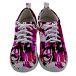 Pink Checker Graffiti  Athletic Shoes