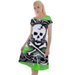 Deathrock Skull Classic Short Sleeve Dress