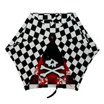 Emo Skull Mini Folding Umbrellas