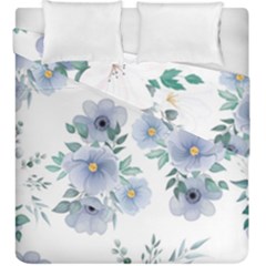 Floral pattern Duvet Cover Double Side (King Size) from UrbanLoad.com