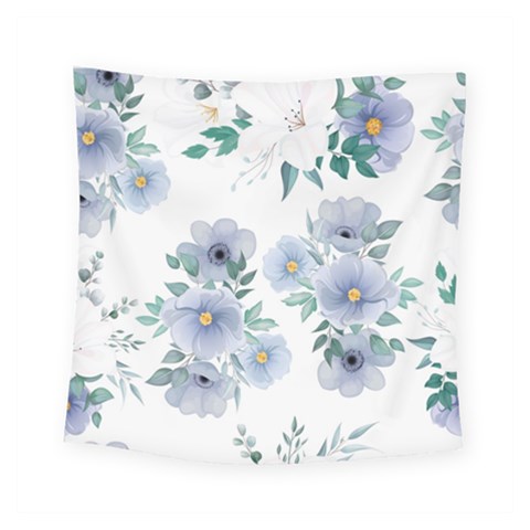 Floral pattern Square Tapestry (Small) from UrbanLoad.com