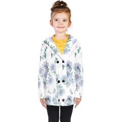 Kids  Double Breasted Button Coat 