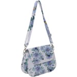 Floral pattern Saddle Handbag