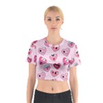 Emoji Heart Cotton Crop Top