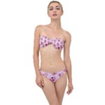 Emoji Heart Classic Bandeau Bikini Set