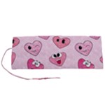 Emoji Heart Roll Up Canvas Pencil Holder (S)