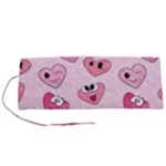 Emoji Heart Roll Up Canvas Pencil Holder (S)