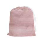 Pink Wood Drawstring Pouch (XL)