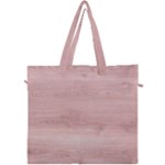 Pink Wood Canvas Travel Bag