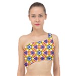 Wavey shapes pattern                                                             Spliced Up Bikini Top