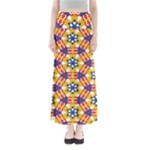 Wavey shapes pattern                                                              Women s Maxi Skirt
